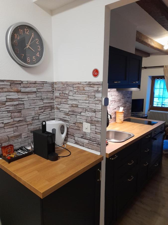Studio Chez Un Vigneron Au Village Au 2Eme Etage Sans Ascenseur Villeneuve Kültér fotó